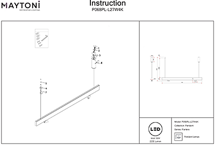 Инструкция / Схема для P068PL-L27W4K