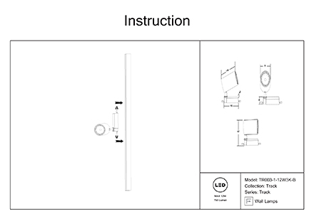Инструкция / Схема для TR003-1-12W3K-B