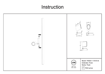 Инструкция / Схема для TR003-1-17W3K-B