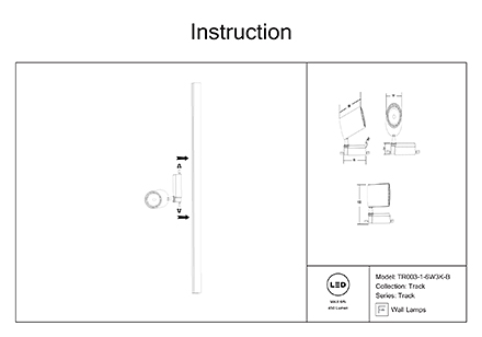 Инструкция / Схема для TR003-1-6W3K-B