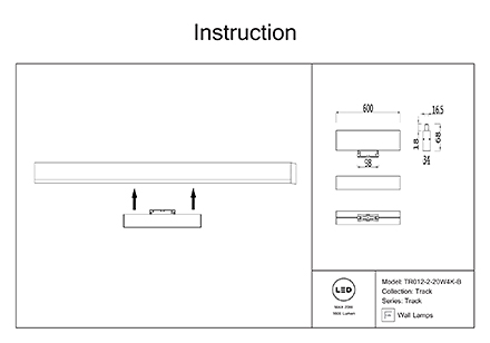 Инструкция / Схема для TR012-2-20W4K-B